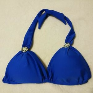 Corpo Bonito Blue Triangle Bikin top